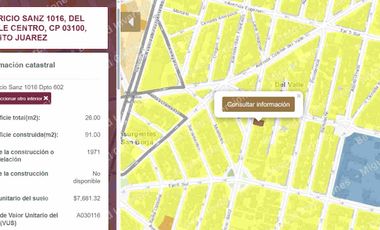 Departamento en venta, Benito Juárez, CDMX, Del Valle Centro.