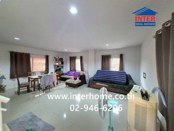 Two-story detached house, 60 sq.wa., Panyasiri Village, near Ladlumkaew Hospital, Soi Tesaban 7, Ladlumkaew, Pathum Thani.