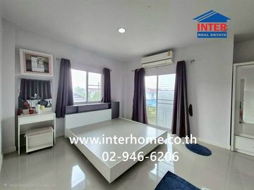 Two-story detached house, 60 sq.wa., Panyasiri Village, near Ladlumkaew Hospital, Soi Tesaban 7, Ladlumkaew, Pathum Thani.