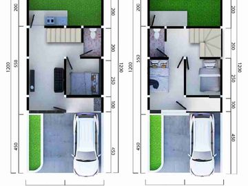 Rumah Mewah Minimalis harga murah rumah 2 lantai di pamulang
