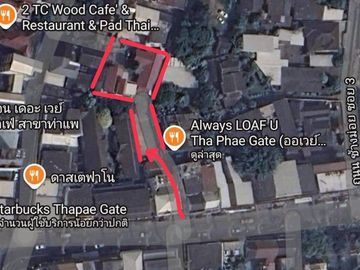 Land for Sale, Tha Pae, Chiang Mai, High Potential Location, 254 sq.wa, 65 Million Baht