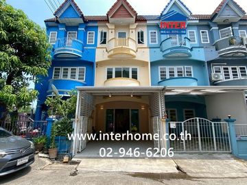 Three-story townhouse, 17 sq.wa., in Pongsirichai 2 Village, near Kasikorn Bank, Phutthamonthon Sai 4 branch, Phetkasem Road, Phutthamonthon Sai 4-Phu