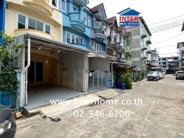 Three-story townhouse, 17 sq.wa., in Pongsirichai 2 Village, near Kasikorn Bank, Phutthamonthon Sai 4 branch, Phetkasem Road, Phutthamonthon Sai 4-Phu