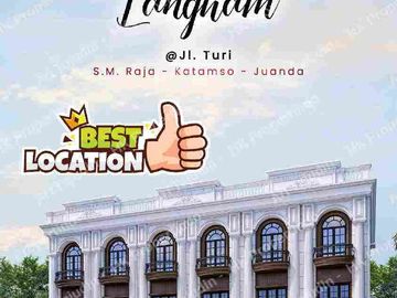 ruko langham ukuran 6 x 40 cook buat usaha,yayasan,atau tempat ibadah di kota medan