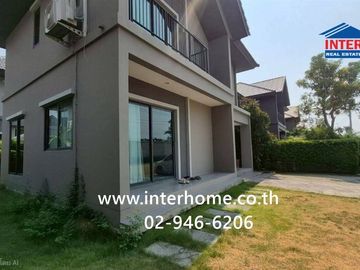 Two-story detached house, 57.9 sq.wah, Pave Bangna Village, Bang Bo-Klong Dan Road, Panvithi Road, Bang Bo, Samut Prakan.