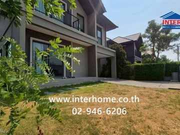 Two-story detached house, 57.9 sq.wah, Pave Bangna Village, Bang Bo-Klong Dan Road, Panvithi Road, Bang Bo, Samut Prakan.