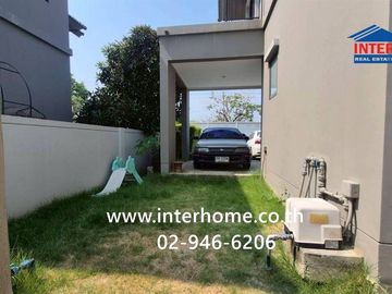 Two-story detached house, 57.9 sq.wah, Pave Bangna Village, Bang Bo-Klong Dan Road, Panvithi Road, Bang Bo, Samut Prakan.