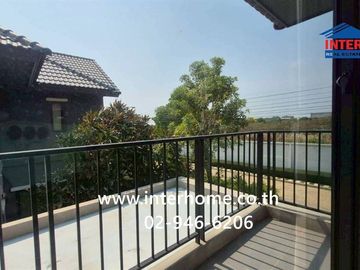 Two-story detached house, 57.9 sq.wah, Pave Bangna Village, Bang Bo-Klong Dan Road, Panvithi Road, Bang Bo, Samut Prakan.