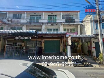 Three-story commercial building, 20 square wah (approximately 80 sq m), located near Suphan Buri Provincial Police Station, on Nang Soi Fa Road and Ph