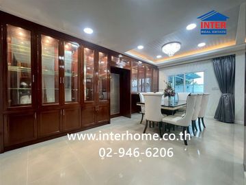 Two-story detached house with swimming pool, 128.8 sq.w., Sena Grand Home Rangsit-Tiwanon Village, Bang Bua Thong-Bang Phun Road, Rangsit-Pathum Thani