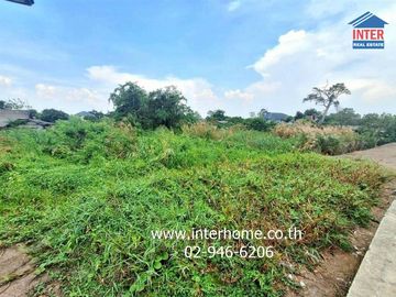 A 3 rai, 263.9 sq.wa (approximately 1.2 acres) vacant land plot located on the Chao Phraya River in Pathum Thani City, near Wat Thian Thawai and on Ba