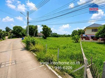 A 3 rai, 263.9 sq.wa (approximately 1.2 acres) vacant land plot located on the Chao Phraya River in Pathum Thani City, near Wat Thian Thawai and on Ba