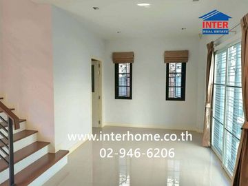 Two-story detached house, 38.2 sq.wah, Sena Ville Lam Luk Ka-Khlong 6 village, near Mang Mee Sap Market, Soi Bueng Kham Phroi, Thetsaban Lam Luk Ka 1