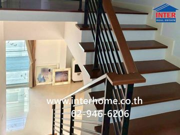 Two-story detached house, 38.2 sq.wah, Sena Ville Lam Luk Ka-Khlong 6 village, near Mang Mee Sap Market, Soi Bueng Kham Phroi, Thetsaban Lam Luk Ka 1