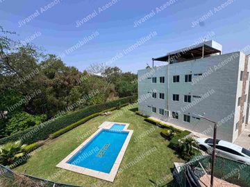 DEPARTAMENTOS EXCLUSIVOS EN BRISAS DE TEMIXCO: SEGURIDAD, ALBERCA, ROOF GARDEN Y UBICACIÓN PRIVILEGIADA DESDE $1,950,000.