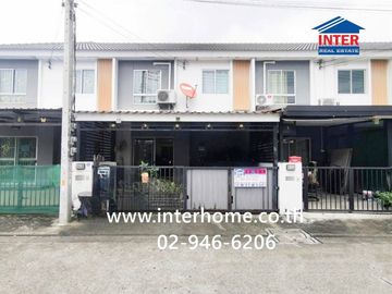 Two-story townhome, 17.4 sq.wa., Baan Pruksa 116 Rangsit Khlong Hok, near Future Park Rangsit, Soi Rangsit Khlong Hok, Khlong Hok Road, Rangsit-Nakhon