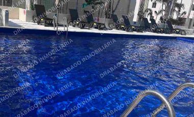 Renta Departamento en arco vial con alberca, pádel, gimnasio, áreas verdes y seguridad