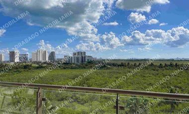 Departamento en renta amueblado en Puerto Cancún en piso 5 en BeTowers