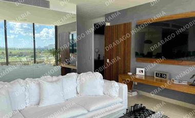 Departamento en renta amueblado en Puerto Cancún en piso 5 en BeTowers