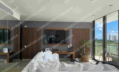 Departamento en renta amueblado en Puerto Cancún en piso 5 en BeTowers