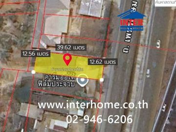 Vacant land, 125 square wah, located on Soi Sai Ban Bueng-Ket Aen, Prachuap Khiri Khan, off Phet Kasem Road, Mueang Prachuap Khiri Khan, Prachuap Khir