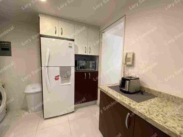 HERMOSO DEPARTAMENRO EN RENTA AMUEBLADO CON TERRAZA PRIVADA Y GYM