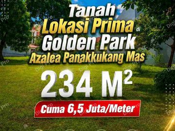 Tanah Golden Park Azalea 13x18 Sudut, Lokasi Premium.