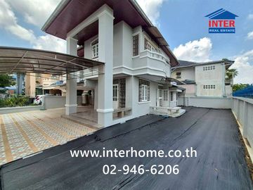 Two-story detached house, 69.6 sq.wah, Maneerin Ratana Thibet Village, near Big C Tha Iit, near Lotus North Ratchaphruek, Soi Tha Iit-Saimai, Ratana T