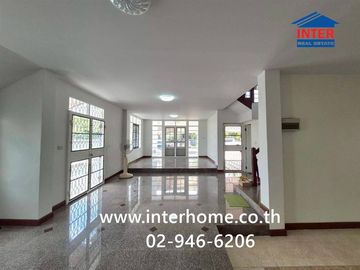 Two-story detached house, 69.6 sq.wah, Maneerin Ratana Thibet Village, near Big C Tha Iit, near Lotus North Ratchaphruek, Soi Tha Iit-Saimai, Ratana T