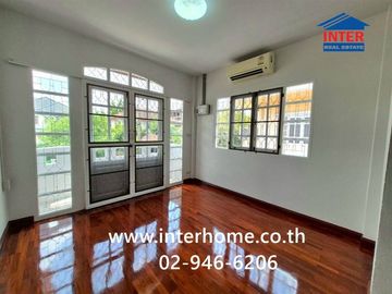 Two-story detached house, 69.6 sq.wah, Maneerin Ratana Thibet Village, near Big C Tha Iit, near Lotus North Ratchaphruek, Soi Tha Iit-Saimai, Ratana T