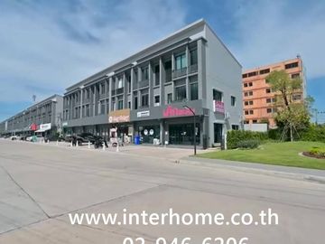 Three-story commercial building, 28 sq.wa., Siri Avenue Bangna 3 Village, near Sermsuk Bang Bo Market, Rattanarat Road, Bangna-Trat Road, Bang Bo, Sam