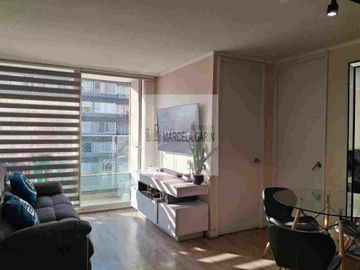 Arriendo departamento amoblado seminuevo 2 dormitorios, 2 baños.
