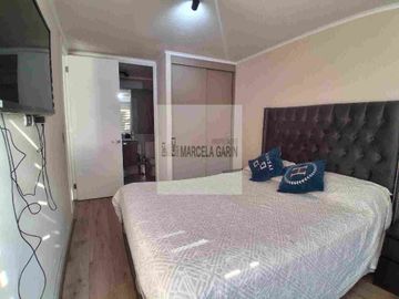 Arriendo departamento amoblado seminuevo 2 dormitorios, 2 baños.