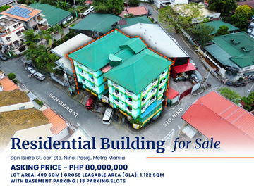 Kapitolyo, Pasig City, Near BGC, Residential Building - FOR SALE