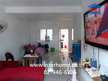 Two-story townhome, 18.7 sq.wah, Pruksa Ville 64 Sai Mai, Sai Mai Road, Sukhaphiban 5 Road, Sai Mai District, Bangkok.