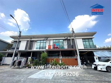 Two-story townhome, 18.7 sq.wah, Pruksa Ville 64 Sai Mai, Sai Mai Road, Sukhaphiban 5 Road, Sai Mai District, Bangkok.