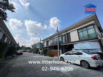 Two-story townhome, 18.7 sq.wah, Pruksa Ville 64 Sai Mai, Sai Mai Road, Sukhaphiban 5 Road, Sai Mai District, Bangkok.