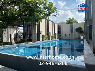 Two-story townhome, 18.7 sq.wah, Pruksa Ville 64 Sai Mai, Sai Mai Road, Sukhaphiban 5 Road, Sai Mai District, Bangkok.