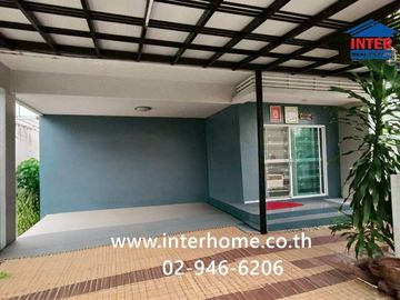 Two-story detached house, 44.8 sq.wah, The Cluster Ville 4 village, Ratchaphruek Road, Bang Kruai-Chong Thanon Road, Bang Kruai, Nonthaburi.
