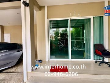 Two-story detached house, 45.4 sq.wah, Passorn Pride Pinklao Wongwaen Village, Soi Wat Som Kliang, Kanchanaphisek Road, Borommaratchachonnani Road, Ba