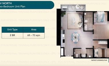Liv North, 2 Bedrooms, 70 sqm, Katipunan, Quezon City