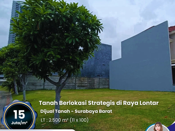 Dijual Tanah Lokasi Strategis - Surabaya Barat