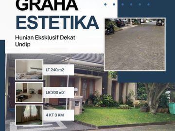 Rumah Mewah Full Furnished Graha Estetika Tembalang