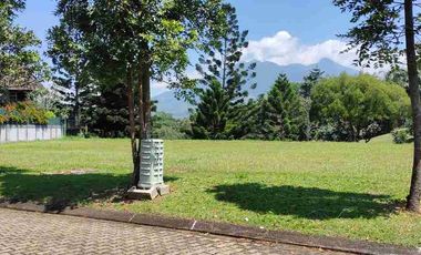 Kavling Nempel Lap Golf dan View Gunung di Rancamaya Golf Bogor