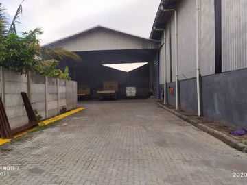 GUDANG NOL JALAN LINGKAR TIMUR CANDI SIDOARJO*Akses Container 40ft Hadap Utara Ada Kantor  Ada Mushola  Ada Mess