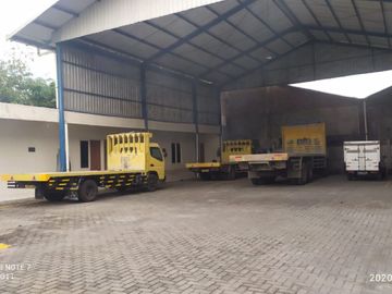 GUDANG NOL JALAN LINGKAR TIMUR CANDI SIDOARJO*Akses Container 40ft Hadap Utara Ada Kantor  Ada Mushola  Ada Mess
