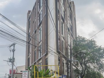 FOR LEASE AND FOR SALE OFFICE BUILDING IN MANDALUYONG CITY 6 STOREY FULLY FURNISHED 1,067 SQM. 10 CAR PARKING PHP 127,000,000 || PHP 688,000