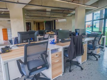 FOR LEASE AND FOR SALE OFFICE BUILDING IN MANDALUYONG CITY 6 STOREY FULLY FURNISHED 1,067 SQM. 10 CAR PARKING PHP 127,000,000 || PHP 688,000