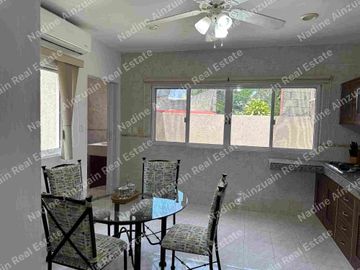 SE RENTA AMPLIO DEPARTAMENTO AMUEBLADO Y EQUIPADO, 2 RECÁMARAS, 2 BAÑOS, UBICADO EN COLONIA BENITO JUÁREZ NORTE, MÉRIDA, YUCATÁN.
