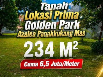 Jual Tanah Golden Park Azalea 13x18. Sudut
